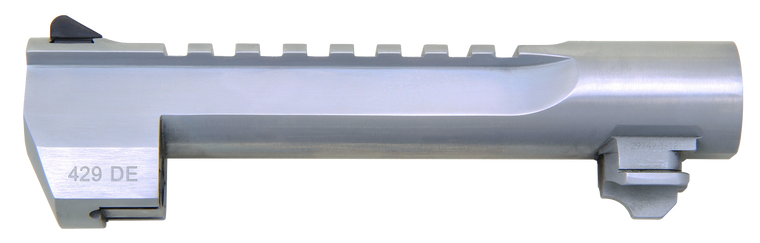 Magnum Research BAR4296BC OEM Replacement Barrel 429 DE 6" Brushed Chrome FinishSteel Material with Fixed Front Sight & Picatinny Rail for Desert Eagle Mark XIX