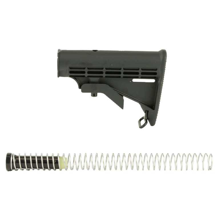 Spike's Tactical Complete M4 Stock Kit, Fits AR Rifles SAK0701-K Includes ST-T2 Buffer, Buffer Tube, Buffer Spring, Castle Nut, End Plate, 