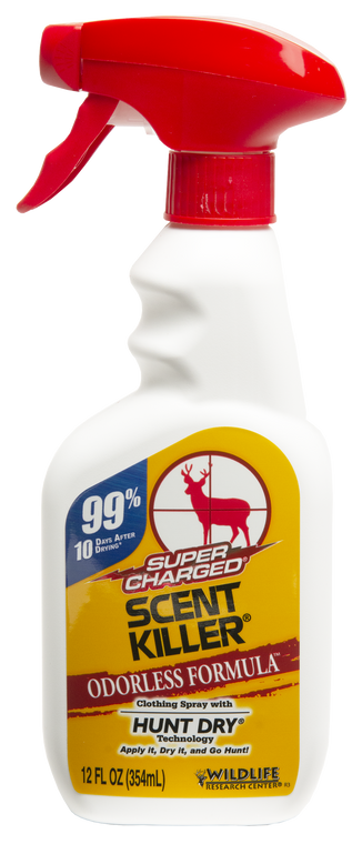 Wildlife Research 555 Scent Killer Super Charged Odor Eliminator Odorless Scent 24 oz Trigger Spray