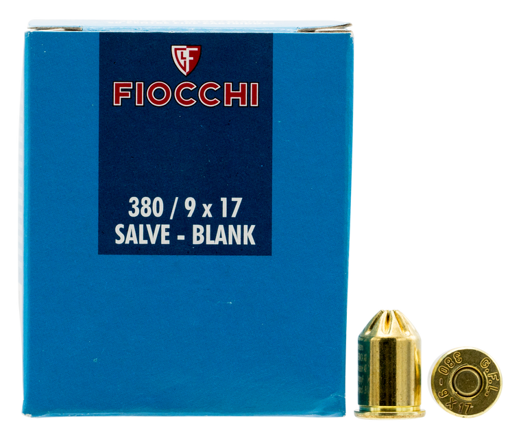 Fiocchi 380BLANK Pistol Blank 380 Rimmed Short 50 Per Box/ 30 Cs