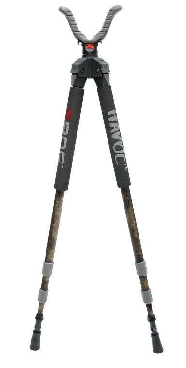 BOG Havoc Series Twist Lock Shooting Stick Bipod 20" to 40" Aluminum