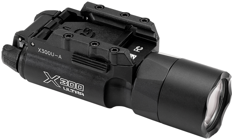 Surefire X300U-A Ultra Weapon Light with Rail-Lock Mounting Rail LED with 2 CR123A Batteries Aluminum