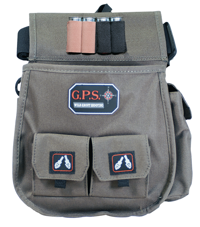 G.P.S. Deluxe Shotgun Shell Pouch with Belt Canvas