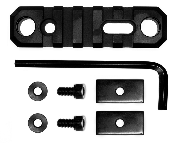 GrovTec US Inc GTSW192 M1913 Picatinny RailAR Platform 3.10" 5 Slot Black Aluminum