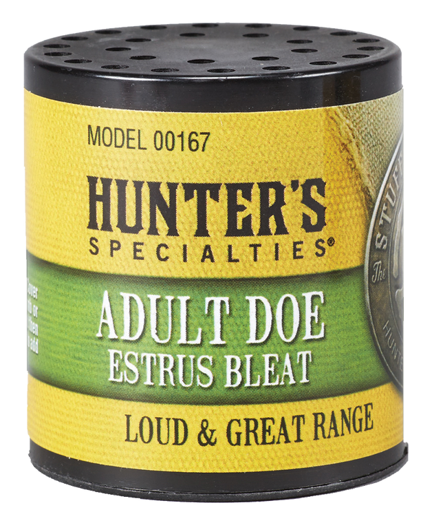 Hunters Specialties 00167 Adult Doe EstrusCan Call Doe Sounds Attracts Deer Black