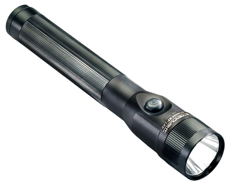 Streamlight Stinger DS LED Flashlight White LED with AC and DC Chargers Aluminum Matte