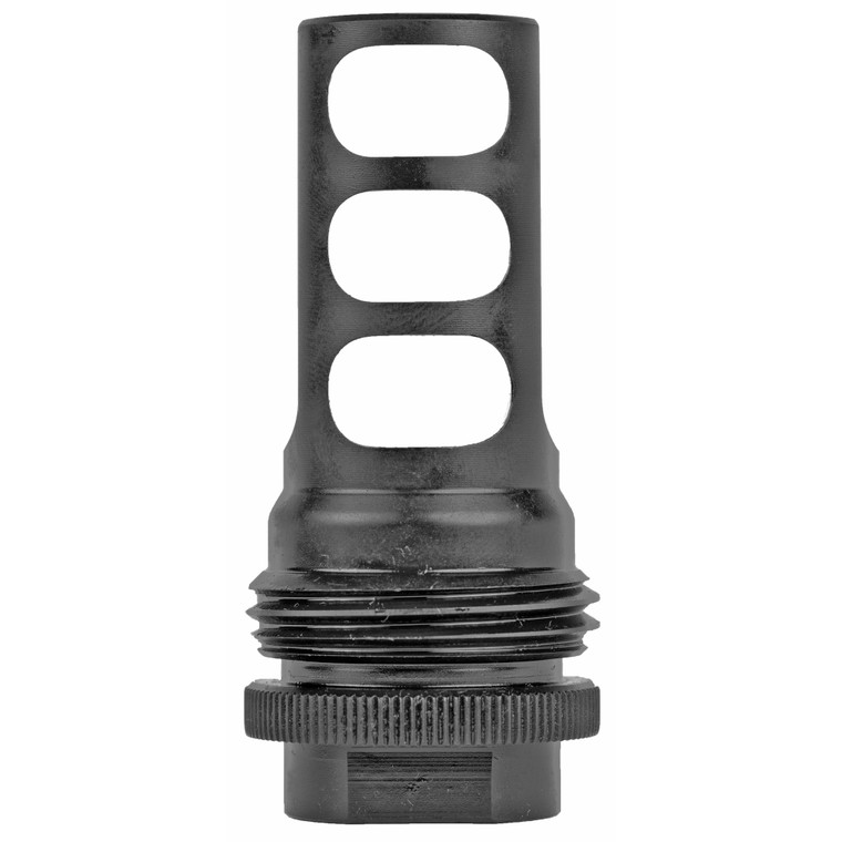 SilencerCo AC142 ASR Muzzle Brake Black Steel with 1/2"-28 tpi Threads for 5.56x45mm NATO