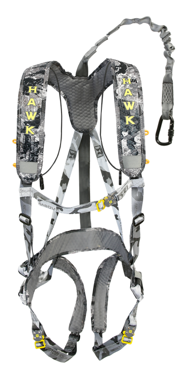 Walkers HWK-HH200 Elevate Line Safety Harness Padded Nylon Chaos Black 