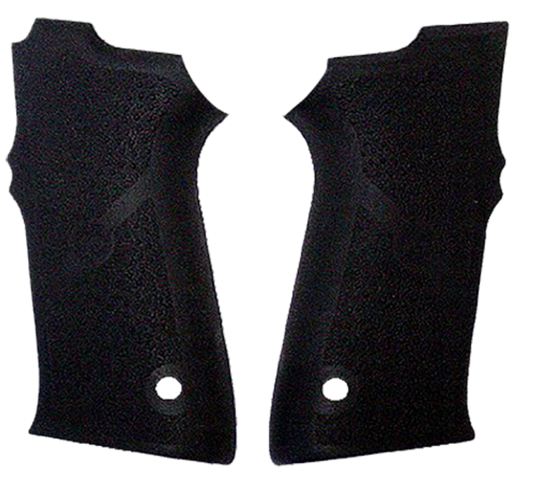 Hogue Rubber Grip Panels S&W Full Size 9mm Luger, 40 S&W Black