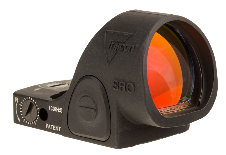 Trijicon SRO Adjustable LED Sight Black, 2.5 MOA Red Dot, No Mount