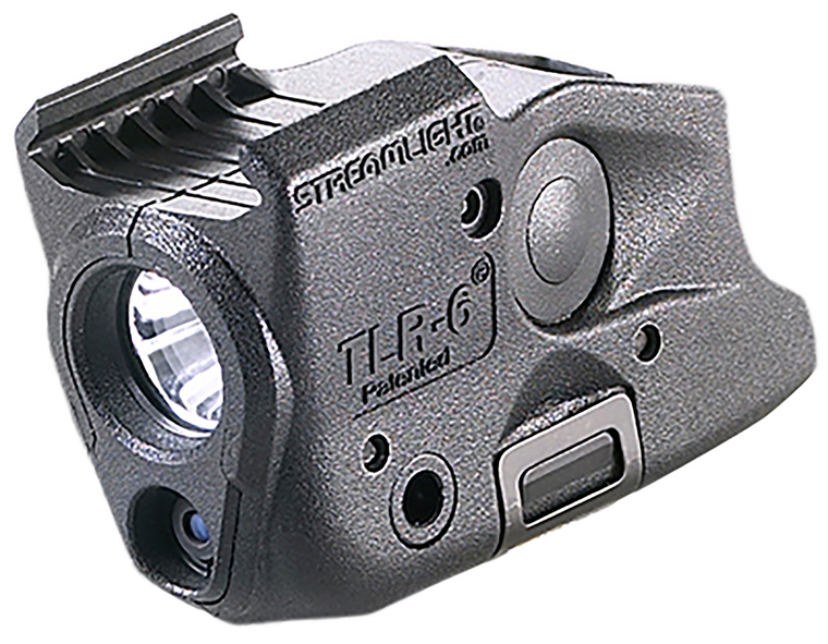 Streamlight 69274 TLR-6 Weapon Light w/Laser Kahr Arms For Handgun 100 Lumens Output White LED Light Red Laser 89 Meters Beam Picatinny Rail Mount Black Polymer