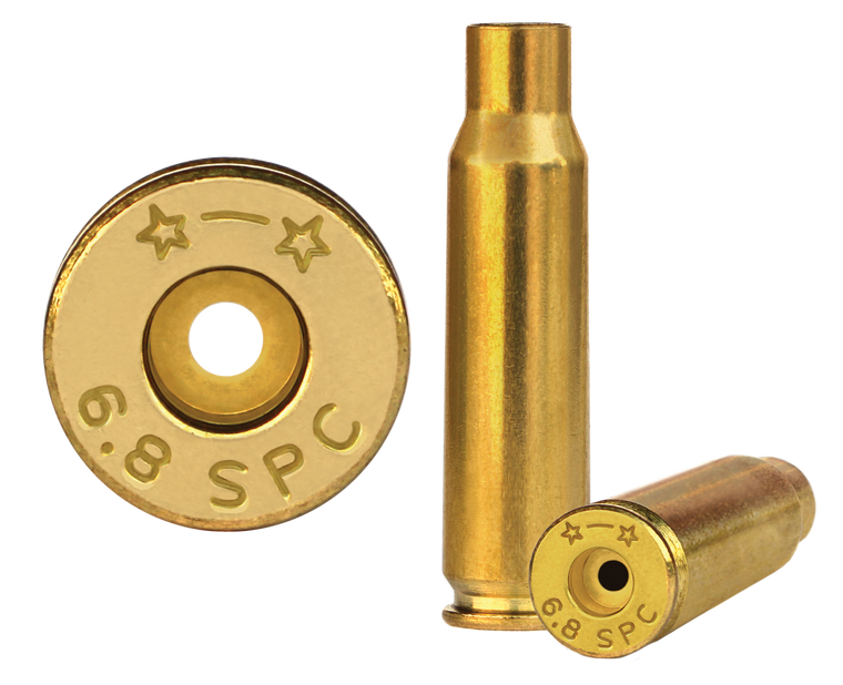Starline Brass 68SPCEUP50 Unprimed CasesRifle 6.8mm Rem SPC Brass 50 Per Bag