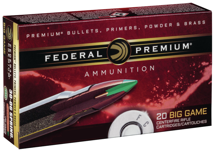 Federal Premium Ammunition 6.5 Creedmoor 120 Grain Trophy Copper Tipped Boat Tail Lead-Free 20RD