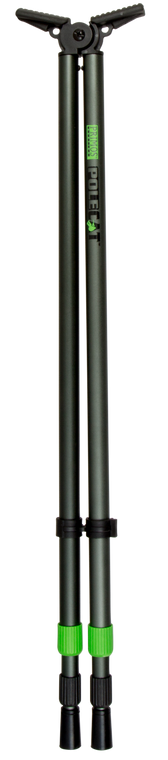 Primos 65483 Pole CatShooting Stick, Tall, Black Aluminum, 25-62"