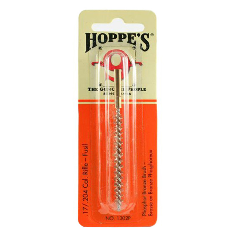 Hoppe's 1302P Phosphor Bronze Brush 17/204 Cal 10 Pack