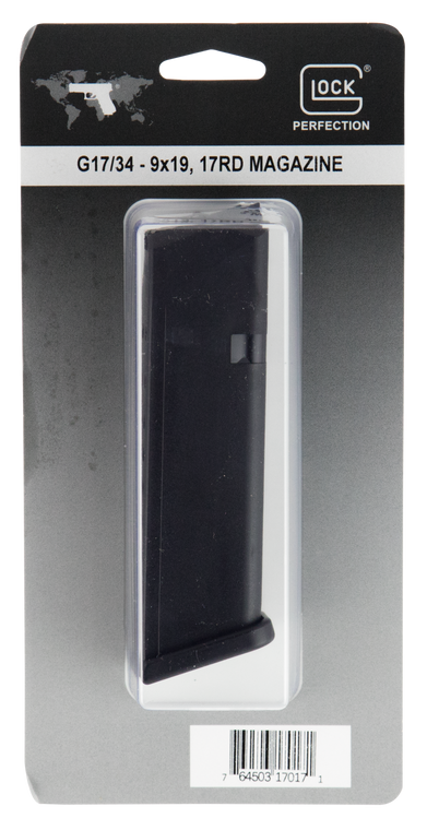 Glock MF17017 G17/3417rd 9mm Luger, Black Polymer