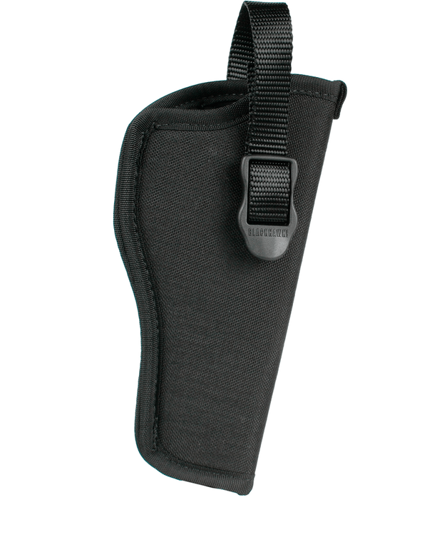 Blackhawk 73NH03BKL HipOWB Size 03 Black Cordura Nylon Belt Slide Fits Med/Large DA Revolver Fits 5-6.50" Barrel Left Hand