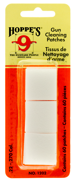 Hoppe's 1205 Gun Cleaning Patches#5 12 / 16 Gauge Synthetic 25 Per Pack