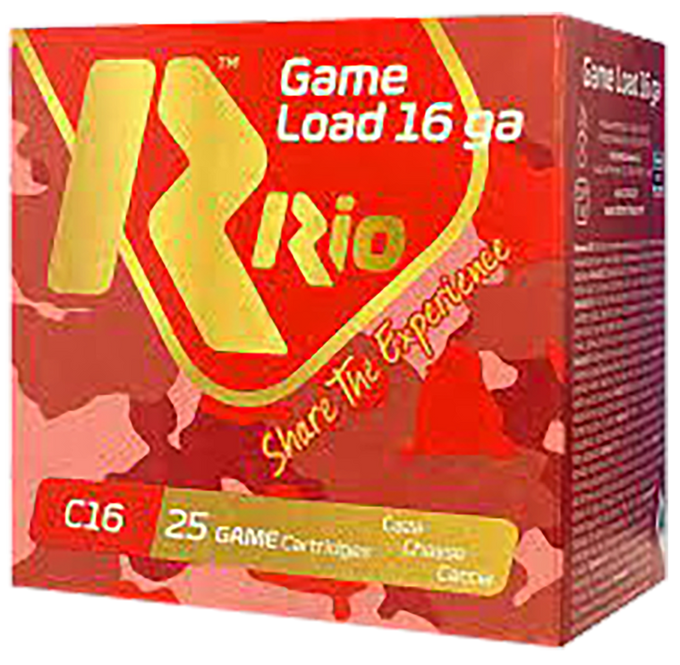 Rio Ammunition Game Load Rio Rchv168    16  2.75  11/8  Game Load     25/10