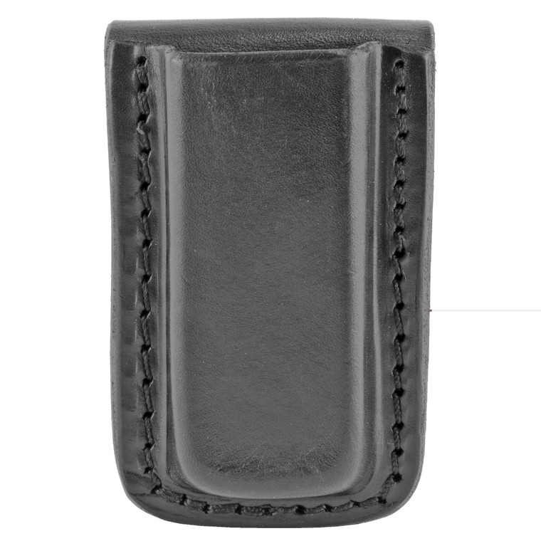 Tagua MC5 Single Mag Carrier, Black Leather, Ambi MC5-016 Fits Ruger SR9, S&W Shield, & other 9mm Mags