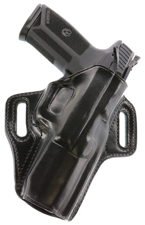 Galco CON458B ConcealableOWB Black Leather Belt Slide Fits FN Five-seveN USG Fits Ruger 57 Fits FN Five-seveN MK2 Right Hand