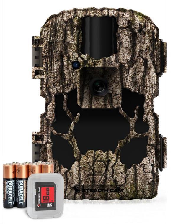 Stealth Cam STCPXV26CMO Prevue 26 Combo Camo 2.40" Color TFT Display, Up to 32GB SD Card Memory, Features Integrated Python Provision Lock Latch