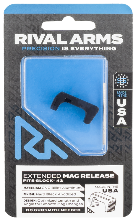 Rival Arms RA72S001A Magazine ReleaseSig P320 Extended Black Aluminum