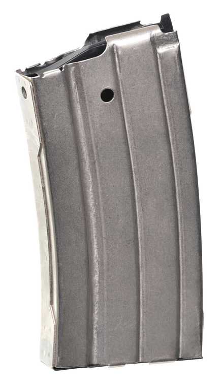 ProMag RUGA1N StandardNickel Detachable 20rd for 223 Rem, 5.56x45mm NATO Ruger Mini-14