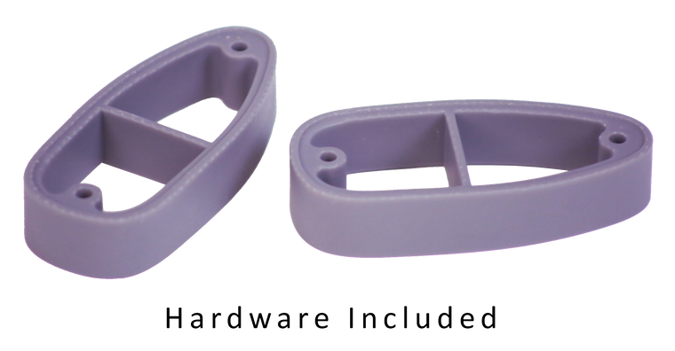 Crickett KSA000012 LOP Spacer KitPurple Polymer Fits Crickett Synthetic Rifles, Kit Includes 2 3/4" Spacers, 2 Long & 2 Short Butt Plate Screws & Instruction Card