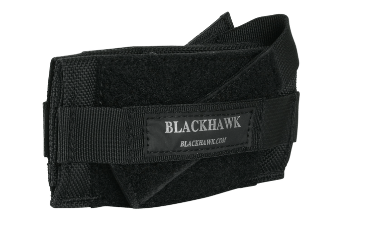 Blackhawk 40FB02BK Flat BeltOWB Black Cordura Belt Loop Fits Most Pistols/Sm & Med Revolvers Ambidextrous