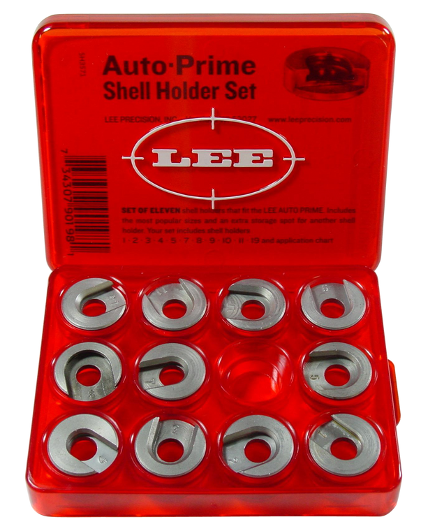 Lee 90196 Shell Holder Box 1 Pistol|Rifle Holds 12 Shellholders 