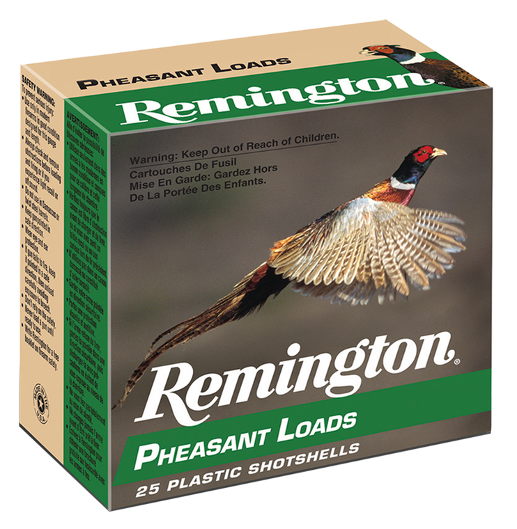 Remington Ammunition 20024 Pheasant Upland 12 Gauge 2.75" 1 1/4 oz 5 Shot 25 Per Box/ 10 Cs