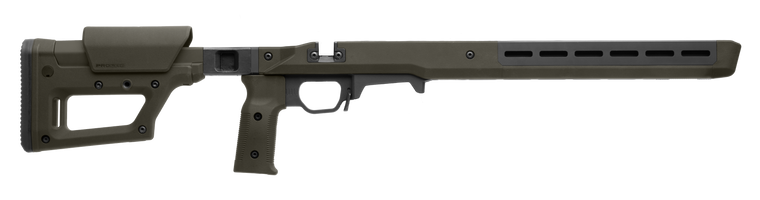 Magpul MAG1199-ODG Pro 700 Lite SA OD Green Adjustable Synthetic Stock with Aluminum Chassis & Interchangeable Grips for Remington 700 Short Action Ambidextrous