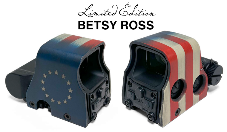 EoTech XPS2-0 Holographic Weapon Sight 68 MOA Circle with 1 MOA Dot Reticle Limited Edition Betsy Ross Flag