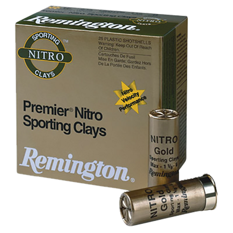 Remington Premier Nitro Gold Sporting Clays Ammunition 410 Bore 2-1/2" 1/2 oz #8 Shot Box of 25