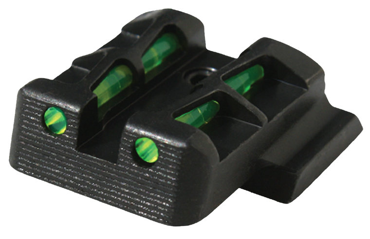 HIVIZ LITEWAVE Rear Sight S&W M&P Shield Steel Fiber Optic Red, Green, White