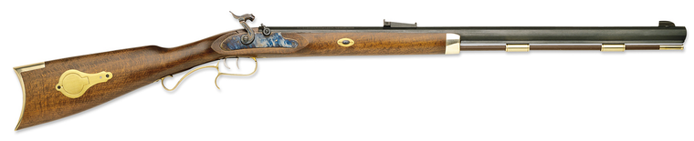 Traditions Hawken Woodsman Muzzleloading Rifle 50 Caliber Percussion 28" Blued Barrel Select Hardwood Stock