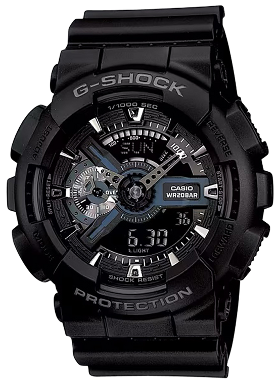 G-shock/vlc Distribution G-shock, Gshock Ga1101bcr   Tactical Analog-dgtl        Blk