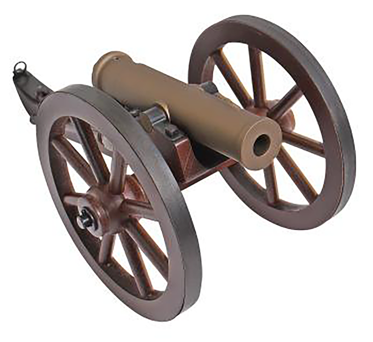 Traditions Mountain Howitzer Black Powder Cannon 50 Caliber 6.75" Bronze Cerakote Barrel Hardwood Carriage