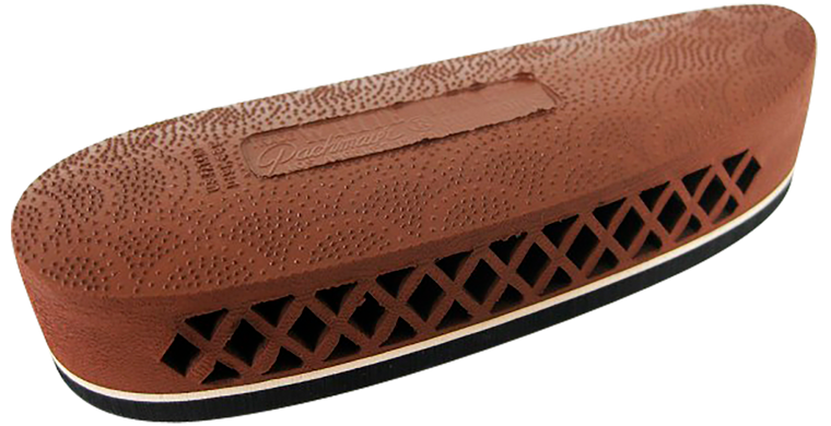 Pachmayr 00002 F325 Deluxe Field Recoil Pad Large Brown with White Line Rubber for Shotgun