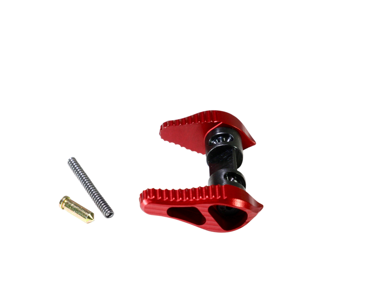 Timber Creek Outdoors AMBISSR Safety Selector 45/90 Degree AR Platform Red Anodized Aluminum Ambidextrous