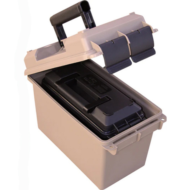 MTM Ammo Can-In-A-Can Combo 50 Caliber Polymer Dark Earth with 30 Caliber Polymer Black