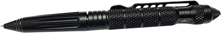 S&W Pepper Spray UZITACPEN2BK UZI Defender Black Aluminum Self Defense Pen Features Glass Breaker