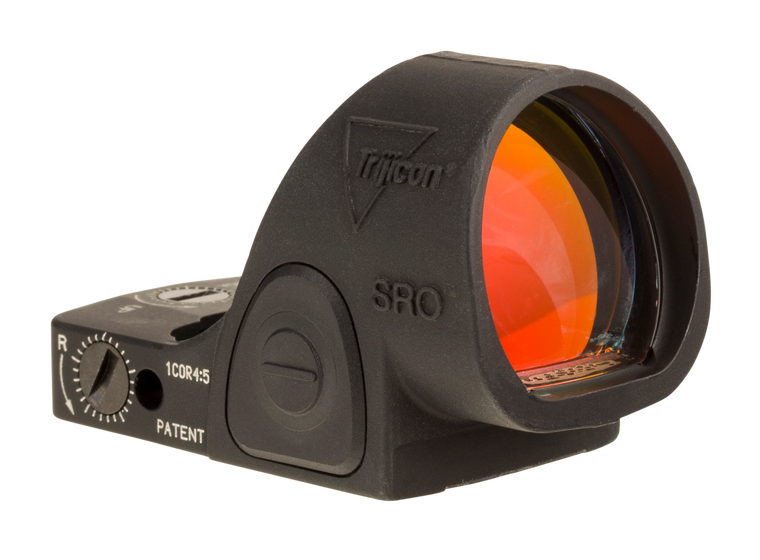 Trijicon SRO Adjustable LED Sight Black, 5.0 MOA Red Dot, No Mount