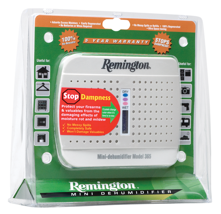 Remington Accessories 19950 Model 365 Dehumidifier White Plastic Rechargeable