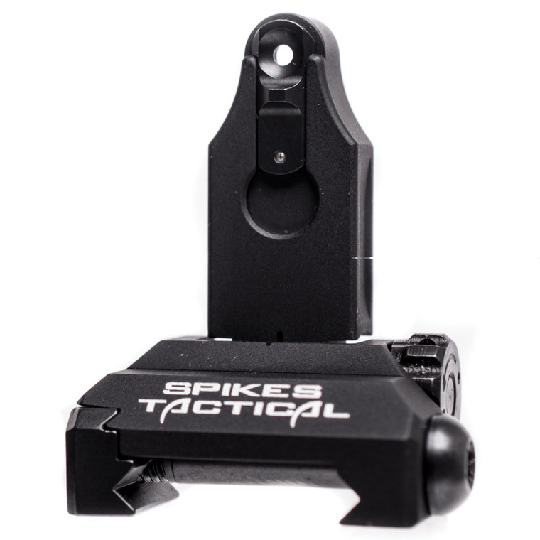 Spike's Tactical Rear Folding Micro Sight, Generation 2, Black Finish SAS81R1 