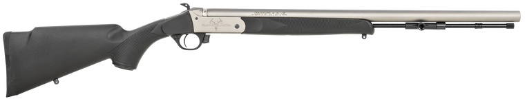 Traditions R72110840 Buckstalker XT 50 Cal 209 Primer 24" Stainless Cerakote Black Synthetic Stock