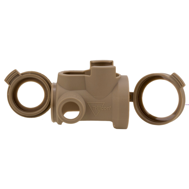 Trijicon MRO Slip On Cover Flat Dark Earth with Clear Lens Caps