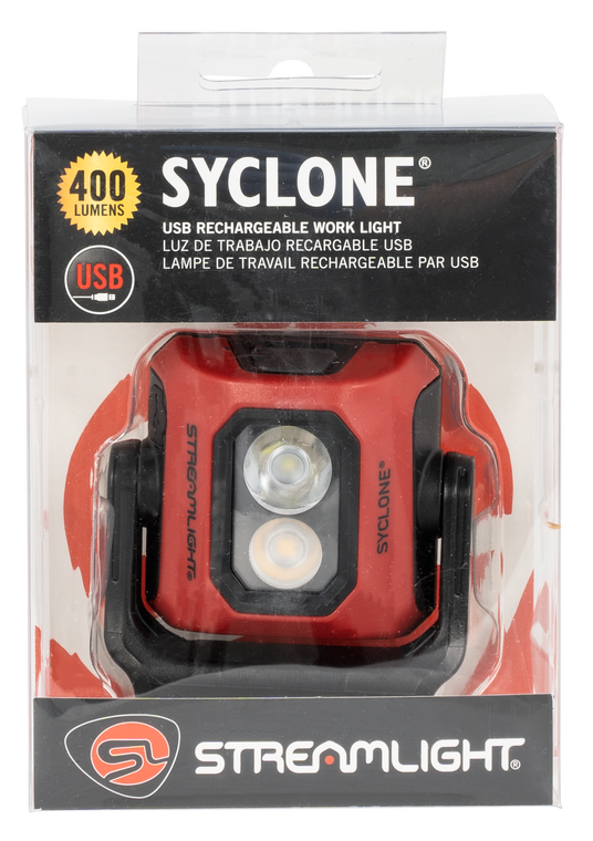 Streamlight Syclone Flashlight LED with Rechargeable Lithium Battery Polymer Red