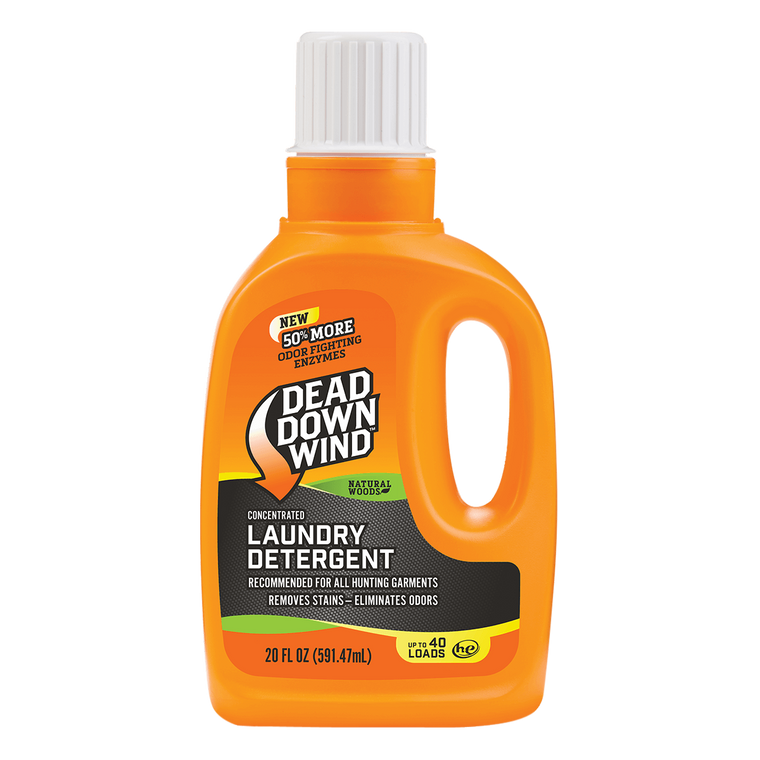 Dead Down Wind 1192018 Laundry DetergentOdor Eliminator Natural Woods Scent 20 oz Jug